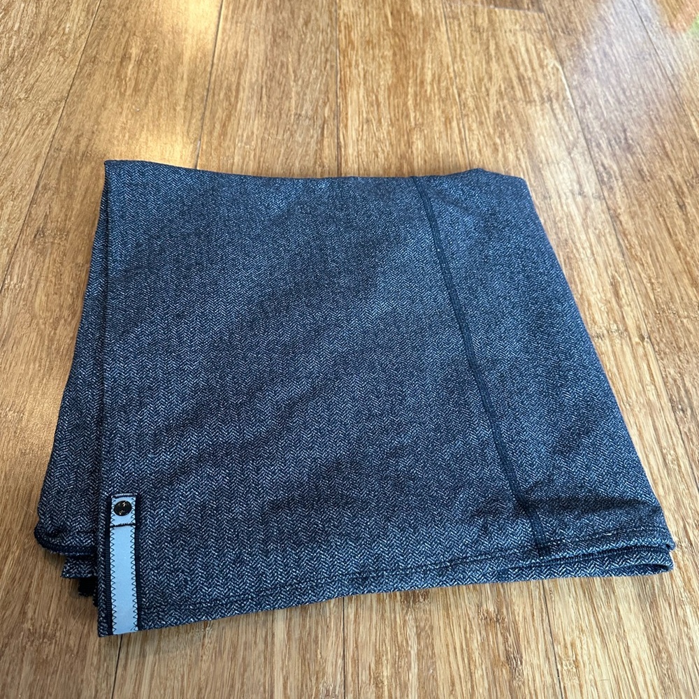 Lululemon Gray Herringbone Wrap Infinity Scarf